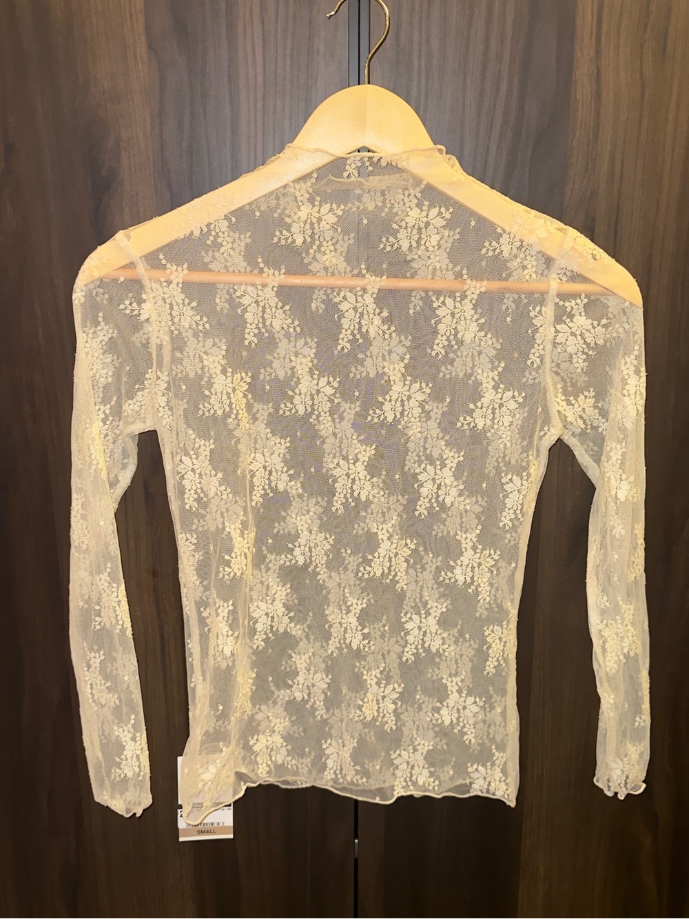 Accity Floral Lace Long Sleeve Top | Size Small | NWT | Retail $28